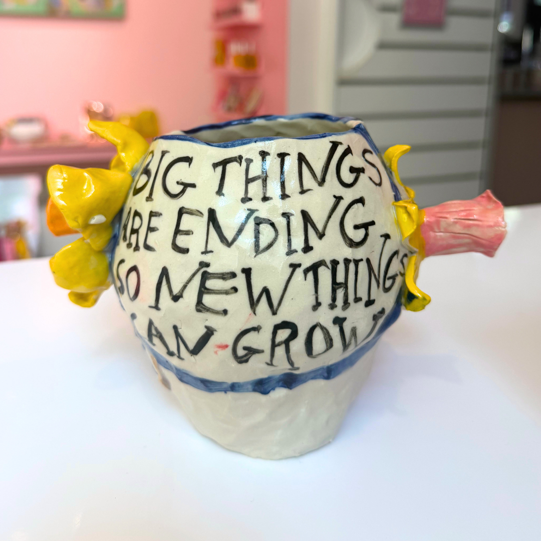 Visualize world peace/Daffodils/Big things are ending so new things can grow (Jen Deibert)