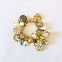 Thumbnail for Classic Pearl Bauble Charm Bracelet
