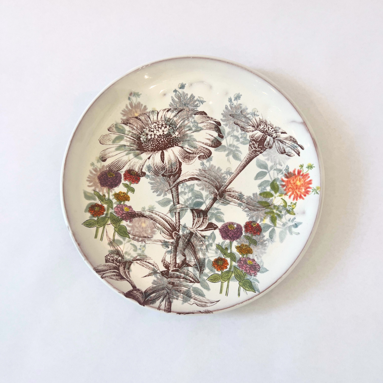 Medium Floral Plate (Justin Rothshank)