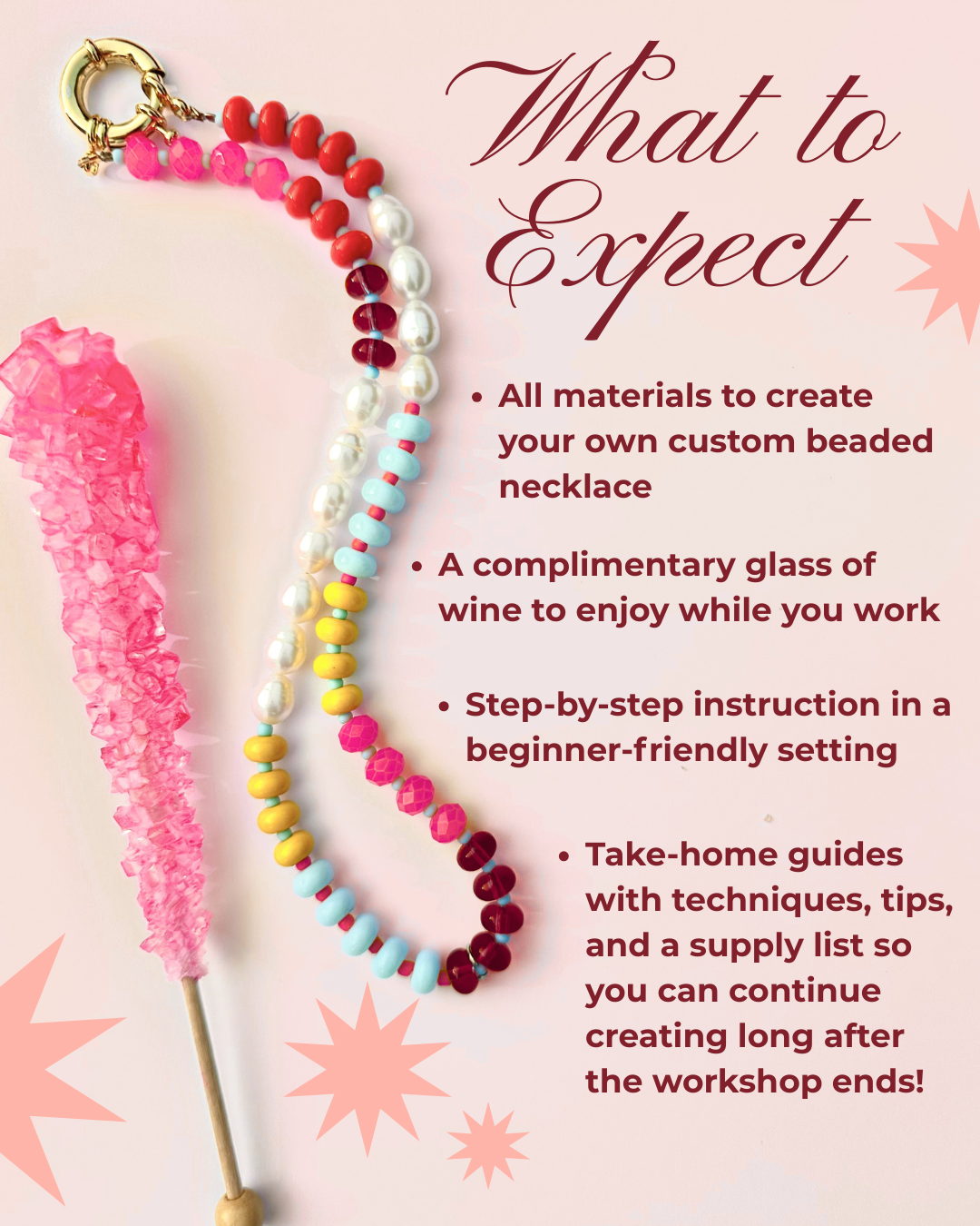 Sugar Coated: Beaded Necklace Workshop