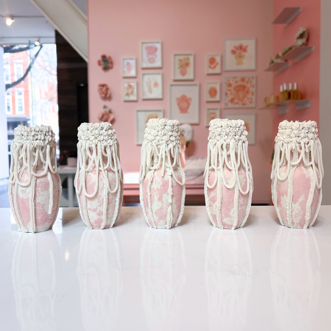 Pink Candlestick (Chamberlin Studios)