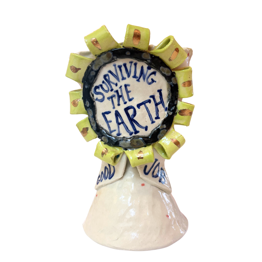 Surviving the earth/good job/keep going/despite cracks (Jen Deibert)