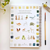 Thumbnail for Animals watercolor workbook Emily Lex