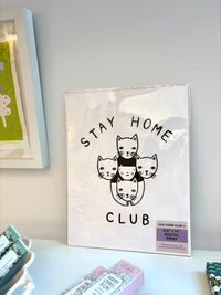 Thumbnail for Cat Lady Stay Home Club Digital Print