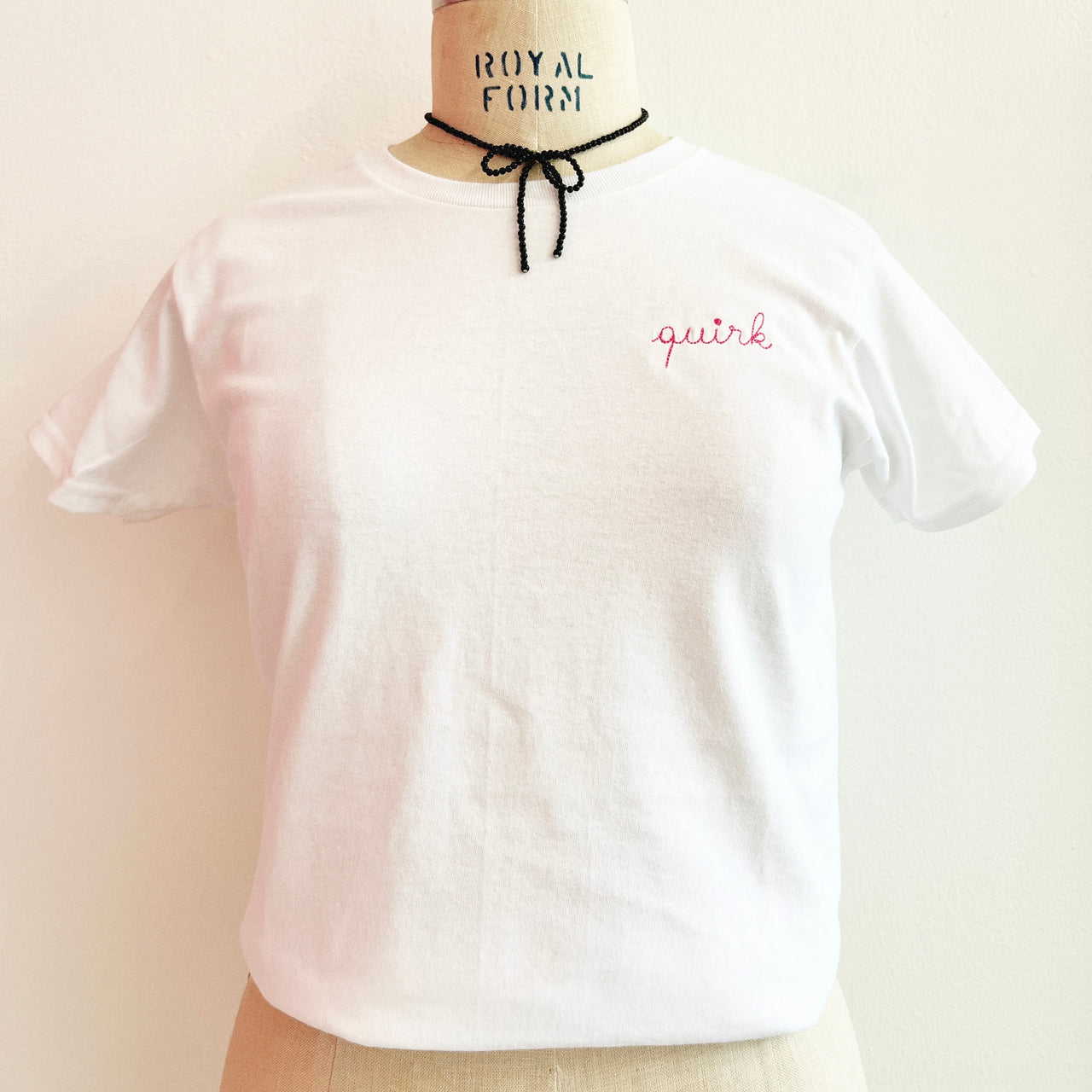 Embroidered Quirk Tee