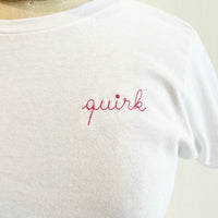 Thumbnail for Embroidered Quirk Tee