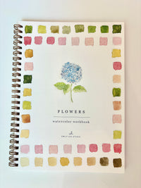 Thumbnail for Flowers watercolor workbook Emily Lex Studio