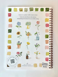 Thumbnail for Flowers watercolor workbook Emily Lex Studio