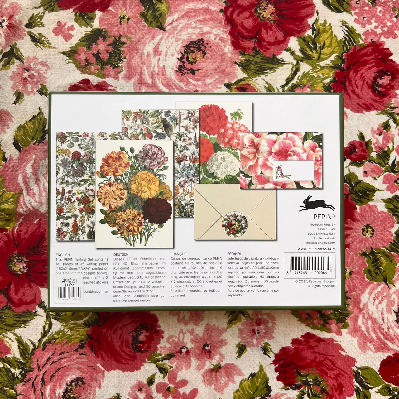 Flower Prints Correspondence Set - Pepin Press
