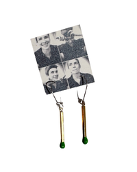 Thumbnail for Matchstick Earrings: Green Single Dangles - Jessie Avant Smith