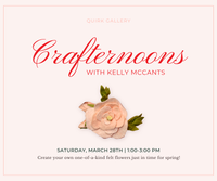 Thumbnail for Crafternoons with Kelly: Felt Flower Workshop