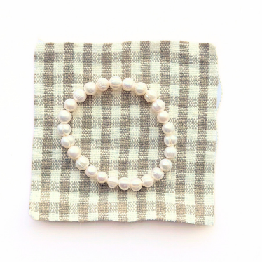 Freshwater Pearl Beaded Stretch Bracelet