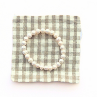 Thumbnail for Freshwater Pearl Beaded Stretch Bracelet