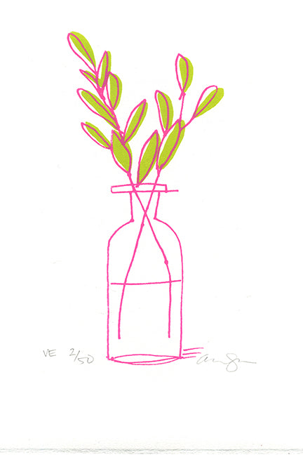 Pink Vase - 8.5 x 12" (Alanna Cavanagh)
