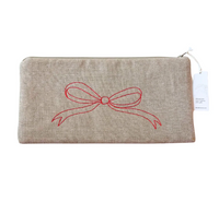 Thumbnail for Large Bow Pouch - K. Studio