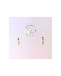 Thumbnail for Mini Diamond Tennis Earrings - Emily Warden