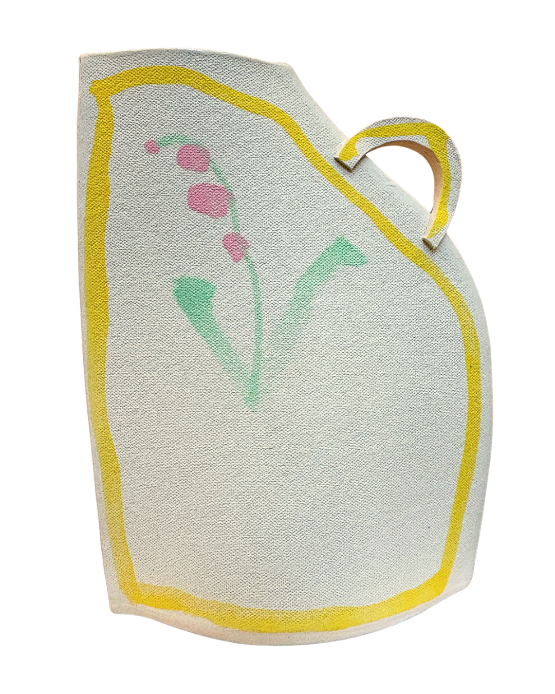 Yellow Urn with Flowers - Alison Owen