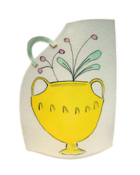 Thumbnail for Yellow Urn with Flowers - Alison Owen