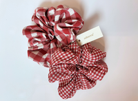 Thumbnail for Large Gingham Scrunchies