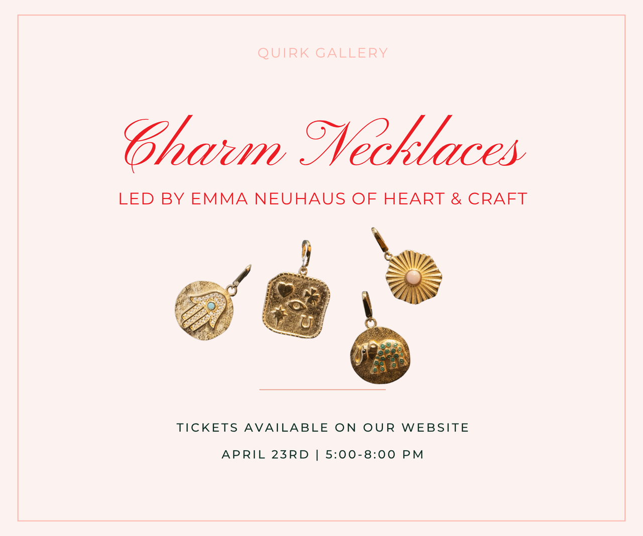 Tiny Treasures: DIY Charm Necklace Workshop