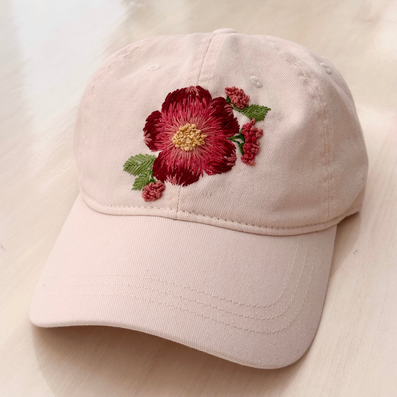 Crafternoons with Kelly: Embroidered Baseball Cap Workshop