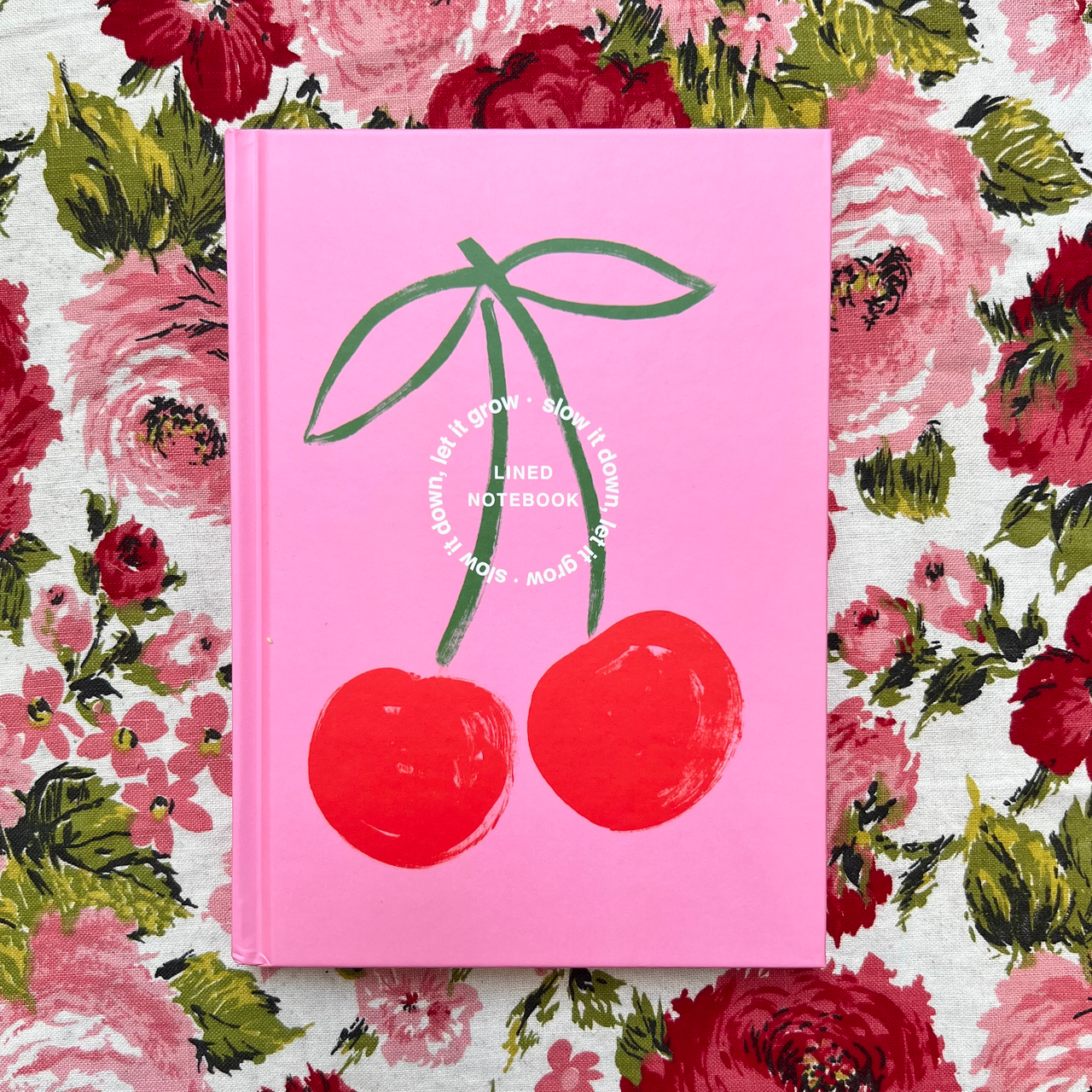 Fresh Cherries Lined Notebook